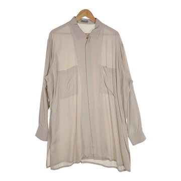 Y's for men ワイズフォーメン Zip-up Rayon Shirt ジップアップ レーヨン シャツ MT-B11 216 Size M 福生店