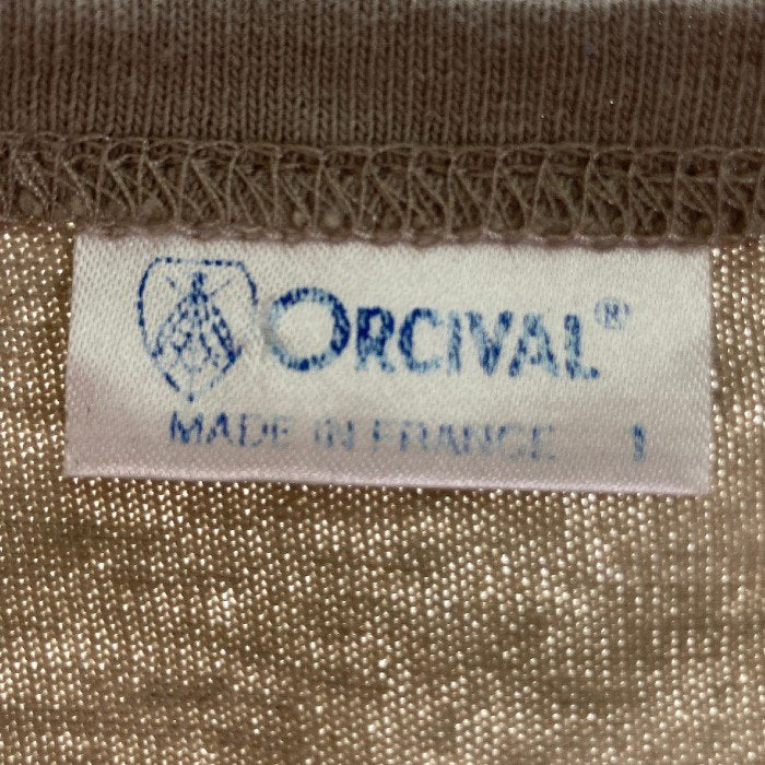 Orcival オーシバル E20 955218 半袖ワンピース ベージュ size1 瑞穂店