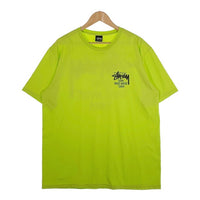 STUSSY ステューシー DOVER STREET MARKET GINZA プリントTシャツ ネオンイエロー Size L 福生店