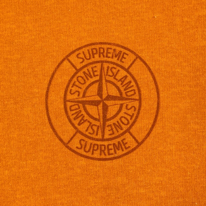 SUPREME シュプリーム 17AW STONE ISLAND ストーンアイランド S/S Top ショートスリーブトップ オレンジ Size XL 福生店