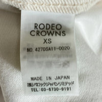 RODEOCROWNS ロデオクラウンズ カラーリボンデニム ホワイト sizeXS 瑞穂店