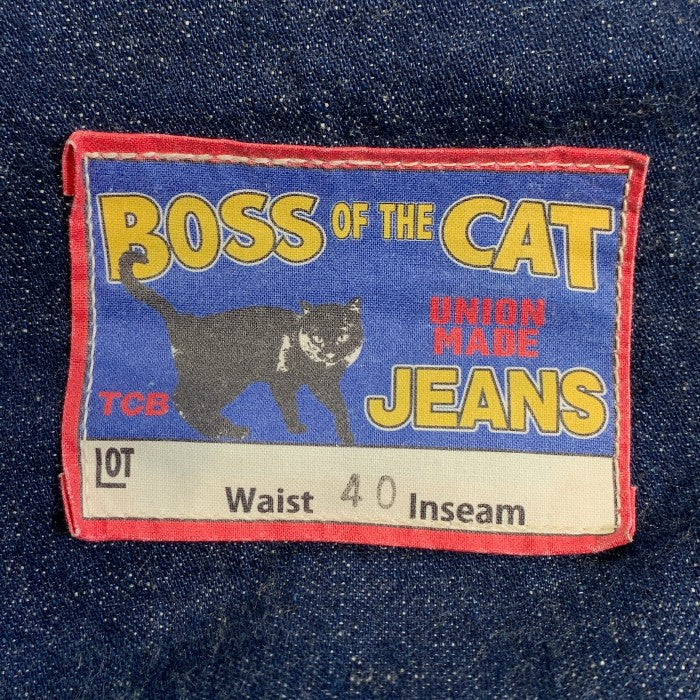 TCB JEANS ティーシービージーンズ BOSS OF THE CAT デニムオーバーオール インディゴ Size 40 福生店