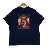 The Real McCOY'S リアルマッコイズ 513TH P.I.P プリント Tシャツ ネイビー Size 44 福生店