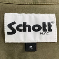 Schott ショット S/S TC WORK SHIRT 半袖 ワークシャツ オリーブ Size M 福生店