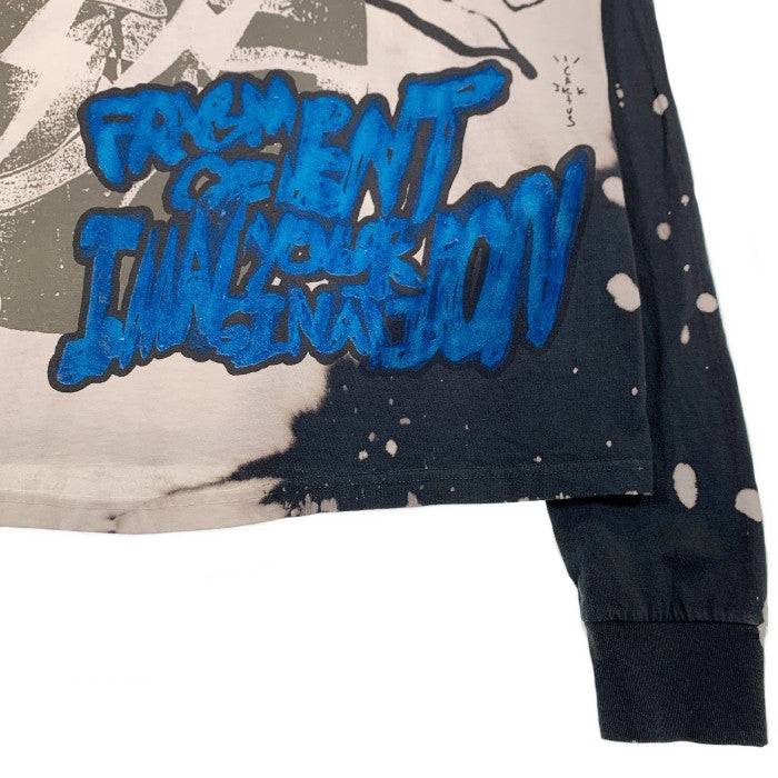 Cactus Jack カクタスジャック 21AW Fragment フラグメント KAWS カウズ ロングスリーブ プリントTシャツ Size L 福生店