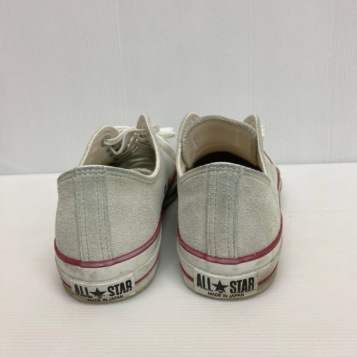 CONVERSE コンバース 日本製 ALL STAR SUEDE AS J LCLZ OX TOKYO LIMITED EDITION PRODUCTS スエード オールスター ローカライズ グレー size28cm 瑞穂店
