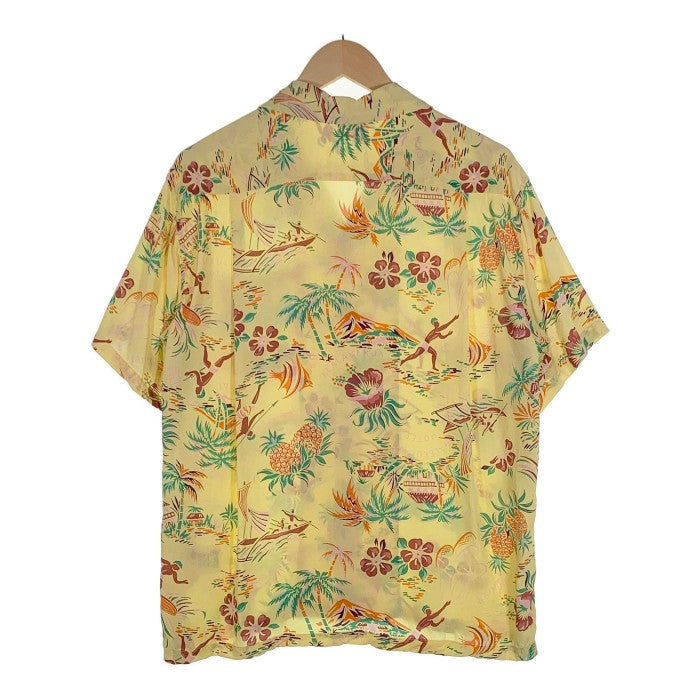 SUN SURF サンサーフ HALEKULANI レーヨン ハワイアンシャツ アロハ SS38801 Size M 福生店