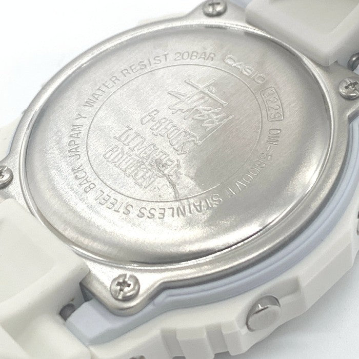 CASIO カシオ G-SHOCK デジタル クォーツ腕時計 STUSSY ステューシー 8ボール  DW-5600VT ホワイト 福生店