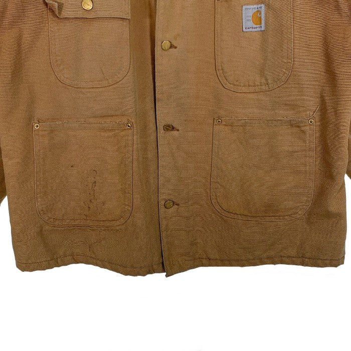 Carhartt カーハート 100周年 ミシガンチョアコート カバーオール ブランケットライナー ダック地 ベージュ Size XL 相当 福生店