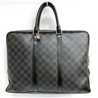 LOUIS VUITTON ルイヴィトン N41125 ダミエグラフィット ポルトドキュマン ヴォワヤージュ ビジネスバッグ メンズ ブラック 瑞穂店