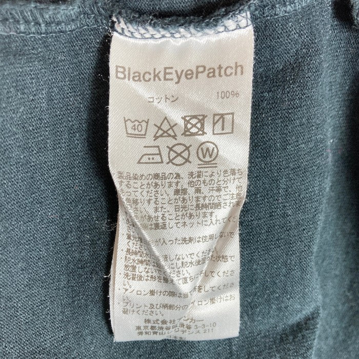 THE BLACK EYE PATCH ブラックアイパッチ アームプリントL/S TEE ブラック sizeM 瑞穂店