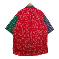 90's Nautica ノーティカ ボタンダウンシャツ ハーフスリーブ クレイジーパターン Size XL 福生店