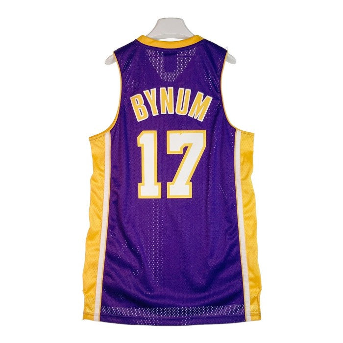 adidas NBA ロサンゼルス・レイカーズ LAKERS #17 Bynum バイナム ユニフォーム パープル sizeS 瑞穂店