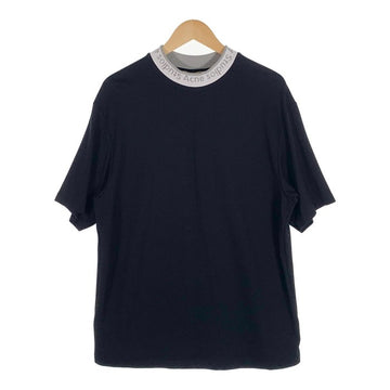 Acne Studios アクネストゥディオズ モックネック ロゴ Tシャツ ブラック Size M 福生店