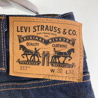 Levi's リーバイス 517 ブーツカット オレンジタブ トルコ製 29988－0000 濃紺 sizeW32 瑞穂店