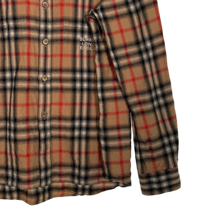 BURBERRY LONDON バーバリーロンドン 21AW ノバチェック 長袖シャツ ベージュ 8036773 Size L 福生店