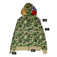 A BATHING APE アベイシングエイプ ジップアップ パーカー シャーク グリーン sizeL 瑞穂店