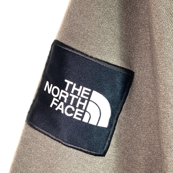 THE NORTH FACE ノースフェイス NT12333 Square Logo Hoodie スクエアロゴフーディ カーキ sizeL 瑞穂店