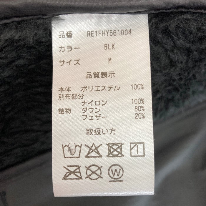 ROGER EGGER ロジャーエーガー HYBRID BOA FLEECE ボアフリース ジャケット ブラック RE1FHY561004  sizeM瑞穂店