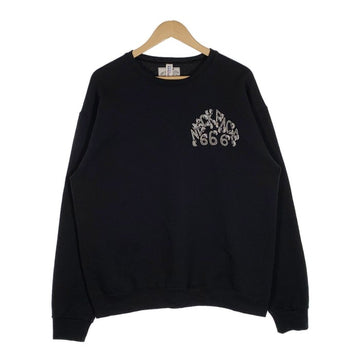 WACKO MARIA ワコマリア NECK FACE ネックフェイス プリント スウェットクルーネックトレーナー ブラック Size L 福生店