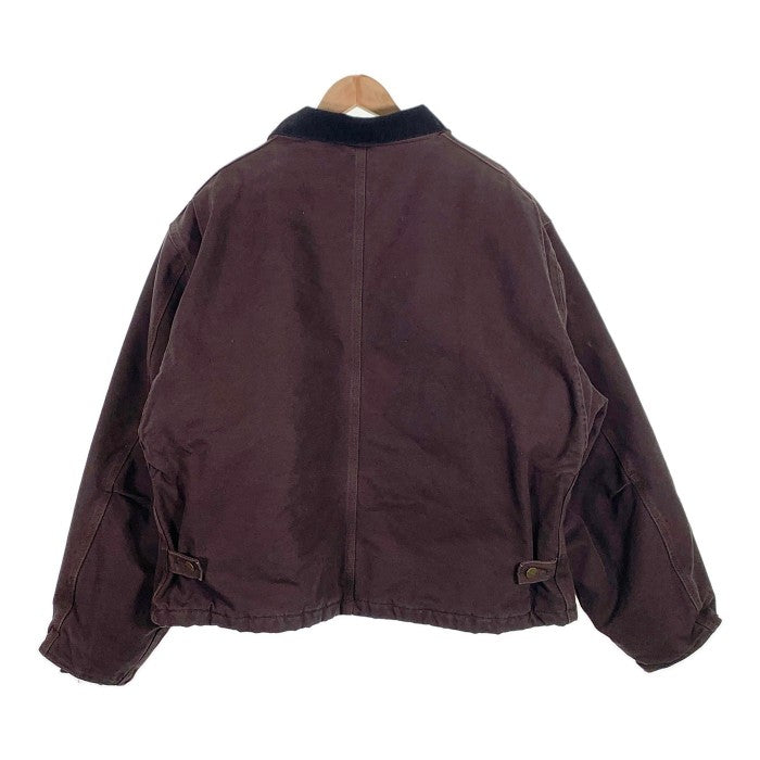 Carhartt カーハート Arctic Quilt Lined Work Jacket アークティックキルトライン ワークジャケット 中綿 ダック地 ダークブラウン J22DKB Size 2XL 福生店