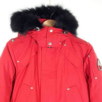 MOOSE KNUCKLES ムースナックルズ STIRLING PARKA スターリングパーカー ダウンジャケット レッド 並行品 Size XS 福生店