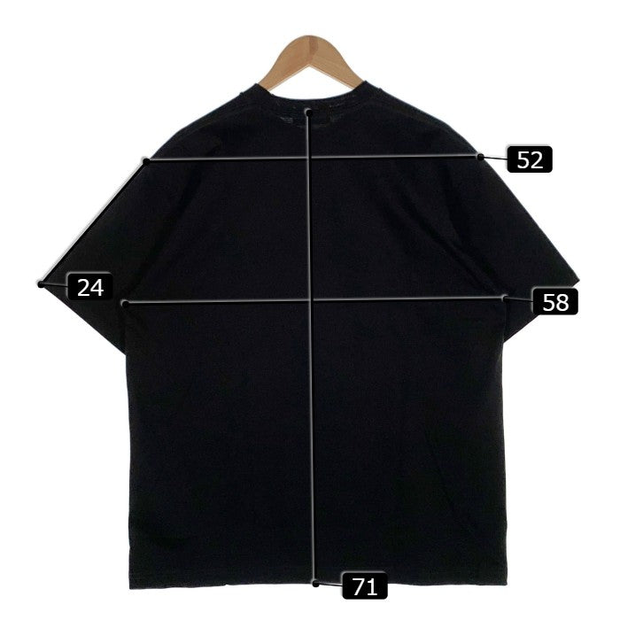 GOD SELECTION XXX ゴッドセレクショントリプルエックス 23AW プリント Tシャツ ブラック GX-A23-ST-02 Size L 福生店