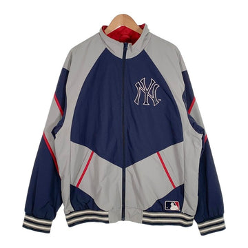 SUPREME シュプリーム 21AW New York Yankees Track Jacket ニューヨークヤンキース トラックジャケット ネイビー グレー Size XL 福生店