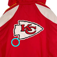 STARTER スターター NFL KANSAS CITY CHIEFS ナイロン 中綿 ジャケット レッド Size XL 福生店