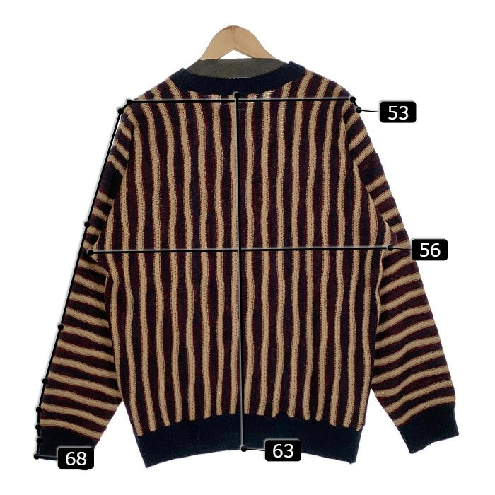 VAN HEUSEN ヴァンヒューゼン ストライプニットセーター アクリル Size XL 福生店