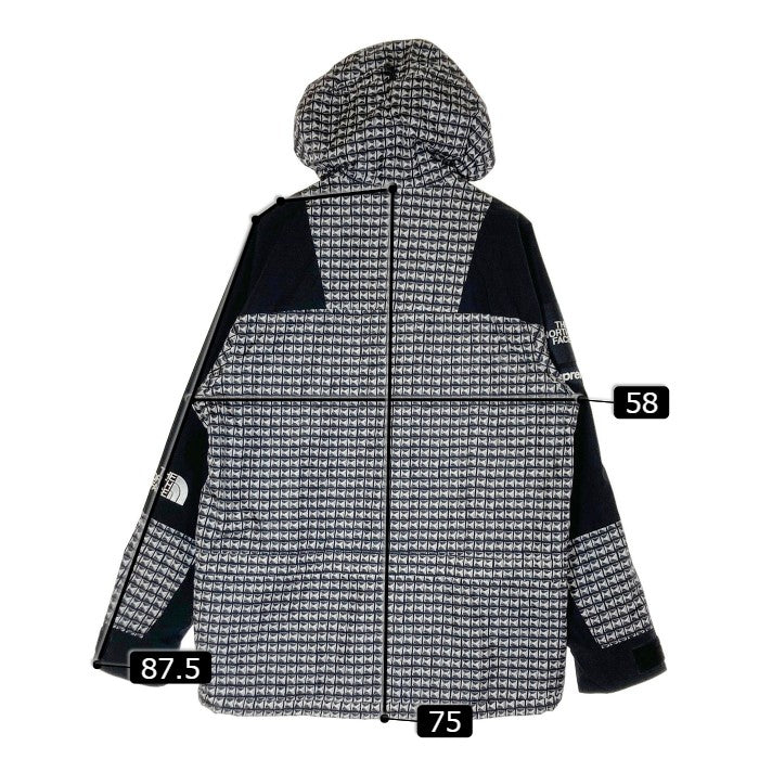 Supreme シュプリーム × THE NORTH FACE ノースフェイス NP12103I 21SS Studded Mountain Light Jacket スタッズ柄 マウンテンライトジャケット ブラック sizeM 瑞穂店