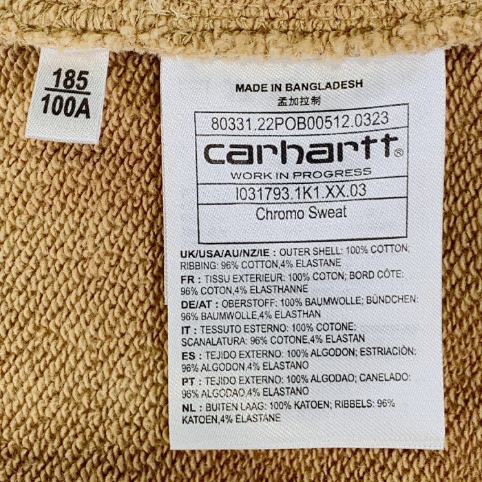 Carhartt WIP カーハート ワークインプログレス Chromo Sweat クロモスウェット クルーネックトレーナー ブラウン Size  XL 福生店