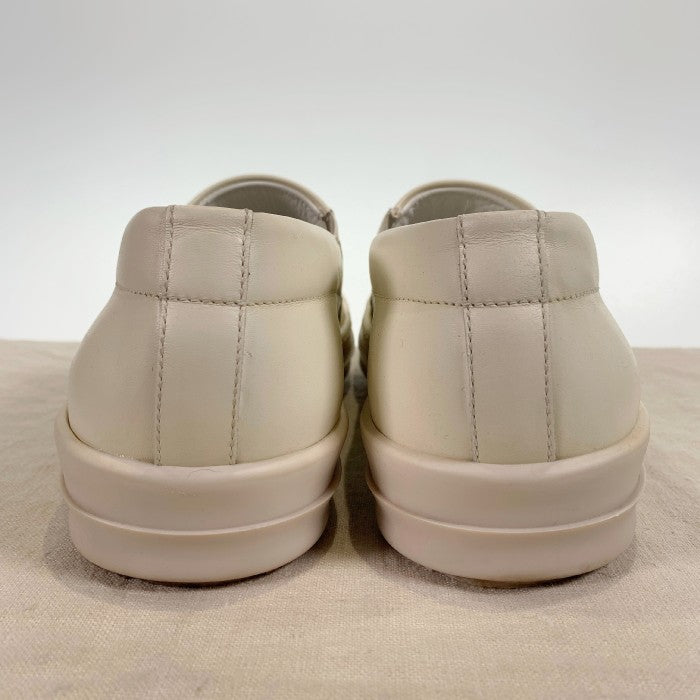 Rick Owens リックオウエンス BOAT SNEAK ボートスニーカー スリッポン ホワイト RU17S9892 Size 41 福生店