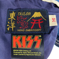 テーラー東洋 KISS リバーシブル スカジャン スーベニアジャケット ブルー ブラック TT11860 Size M 福生店