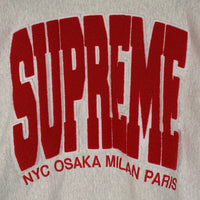 SUPREME シュプリーム 21AW Cities Arc Crewneck シティ アーチ クルーネック トレーナー グレー Size XL 福生店