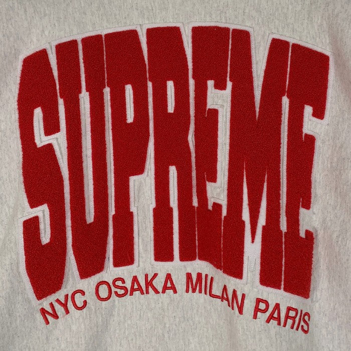 SUPREME シュプリーム 21AW Cities Arc Crewneck シティ アーチ クルーネック トレーナー グレー Size XL 福生店