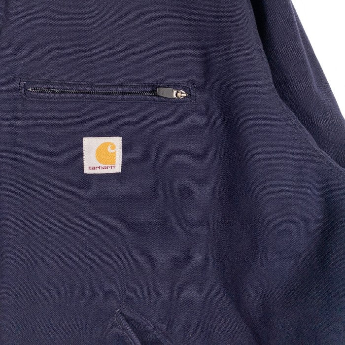 Carhartt カーハート Detroit Jacket デトロイトジャケット ダック地 ブランケットライナー 103828 NVY Size 3XL 福生店