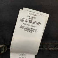 RRL ダブルアールエル コットン リネン ワークシャツ チンストラップ ブラック Size L 福生店