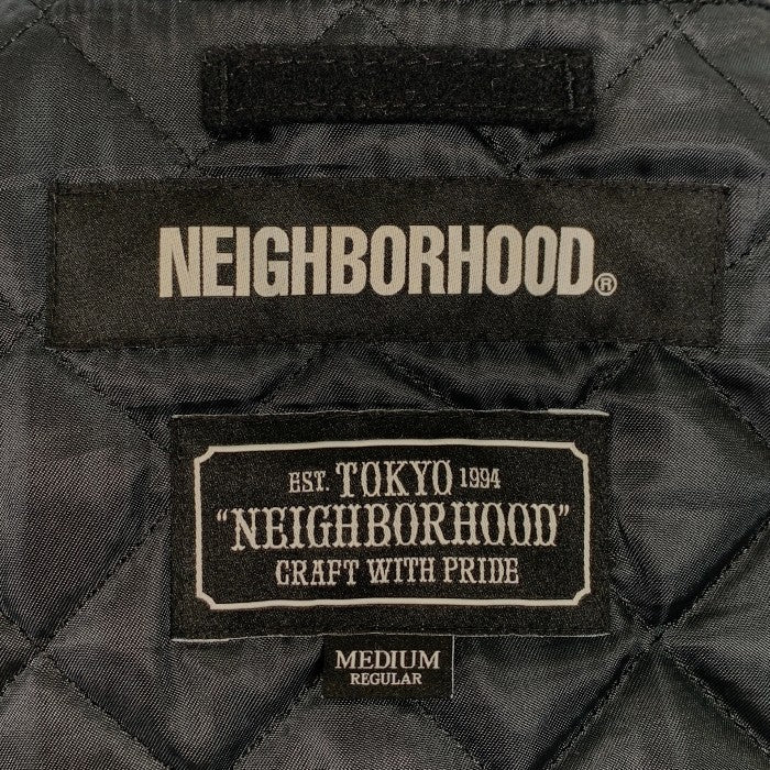 NEIGHBORHOOD ネイバーフッド POLICE RIDERS ポリスライダースジャケット レザー ウール ブラック Size M 福生店