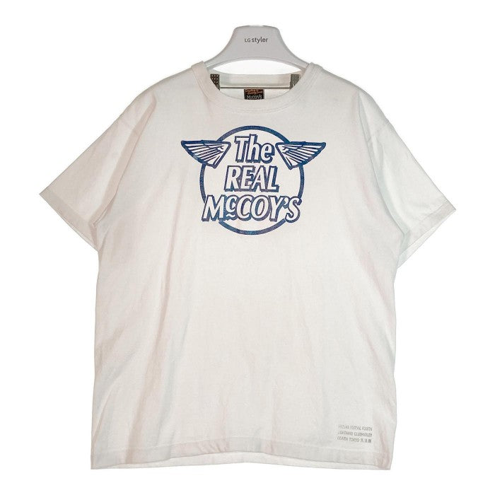 THE REAL MCCOY'S ザリアルマッコイズ 稲妻ロックフェス Tee ホワイト size42 瑞穂店