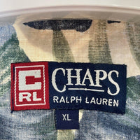 CHAPS チャプス RALPH LAUREN ラルフローレン リネン昆 BDシャツ ブルー系 sizeXL 瑞穂店
