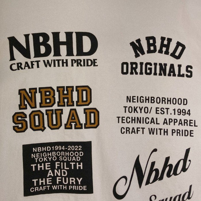 NEIGHBORHOOD ネイバーフッド NH-11C-TEE プリントTシャツ ホワイト Size L 瑞穂店