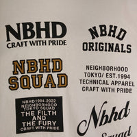 NEIGHBORHOOD ネイバーフッド NH-11C-TEE プリントTシャツ ホワイト Size L 瑞穂店