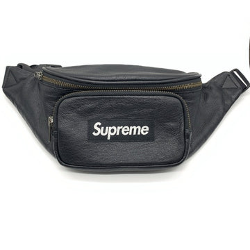 SUPREME シュプリーム 17SS Leather West Bag レザーウエストバッグ ブラック 福生店