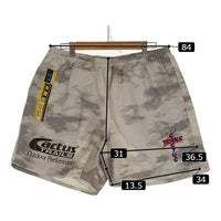 CACTUS JACK カクタスジャック Trails Nylon Shorts ナイロン ショートパンツ ホワイト グレー Size XL 福生店