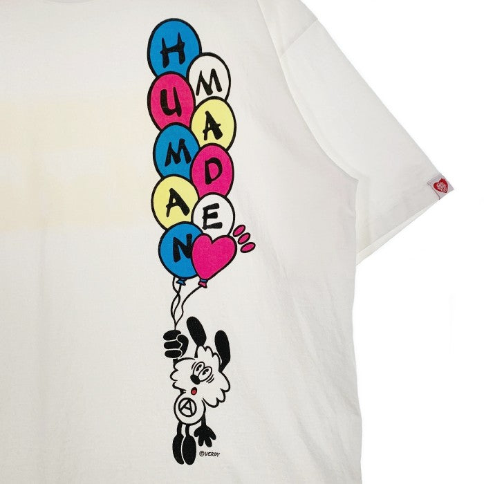 HUMAN MADE ヒューマンメイド VERDY ヴェルディ VICK T-SHIRT プリントTシャツ ホワイト Size XL 福生店