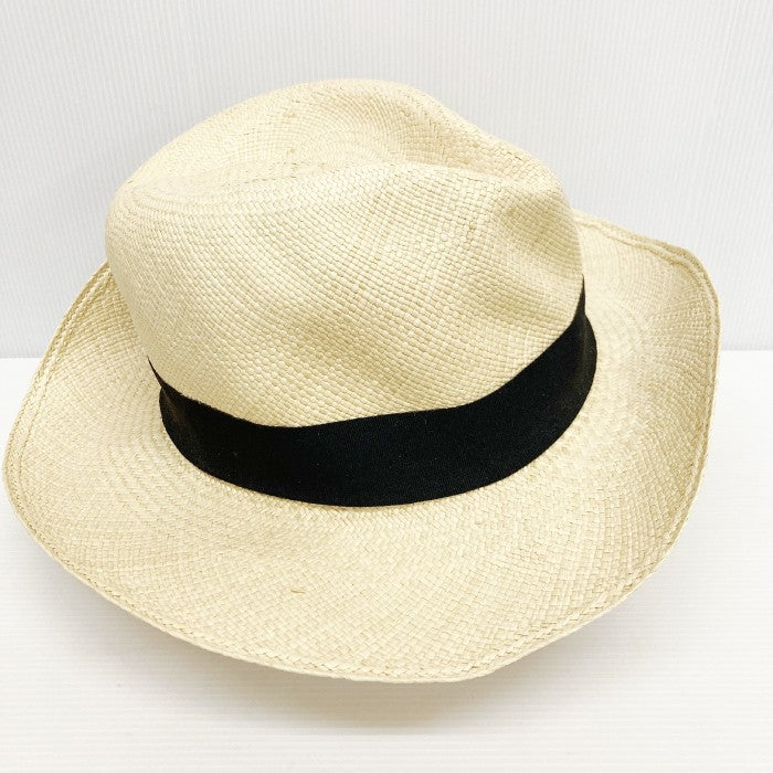 Ecua-Andino panama hats エクアアンディーノ ハンドメイド パナマハット 中折れハット ベージュ sizeM 瑞穂店