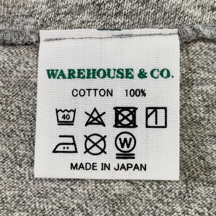 WAREHOUSE ウエアハウス Lot 4601 DIAMOND STATE プリントTシャツ 杢グレー Size M 福生店