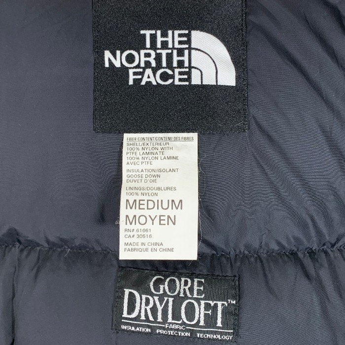 90's THE NORTH FACE ノースフェイス GORE DRYLOFT BALTRO JACKET ゴアドライロフト バルトロジャケット ダウン ネイビー ブラック フード欠品 Size M 福生店