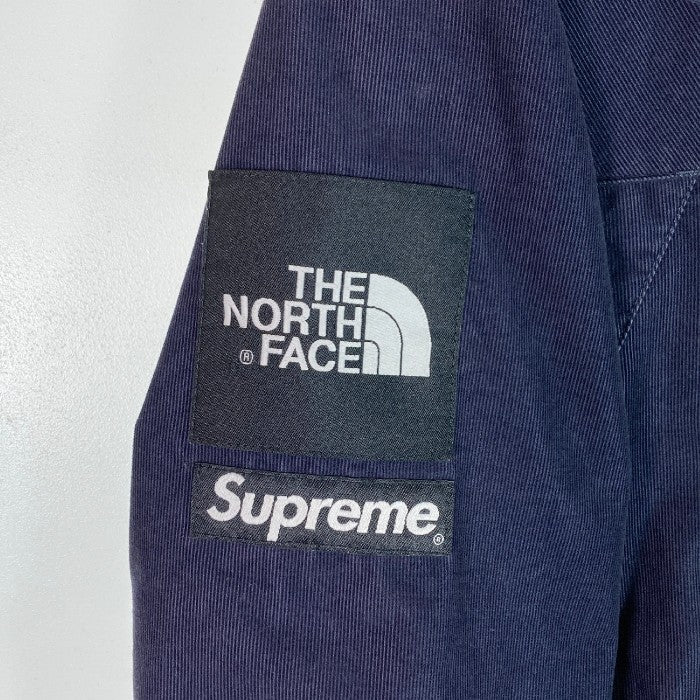 SUPREME×THE NORTH FACE シュプリーム×ザノースフェイス NP01250 Corduroy Mountain Shell Jacket コーデュロイ マウンテン シェル ジャケット ネイビー sizeS 瑞穂店